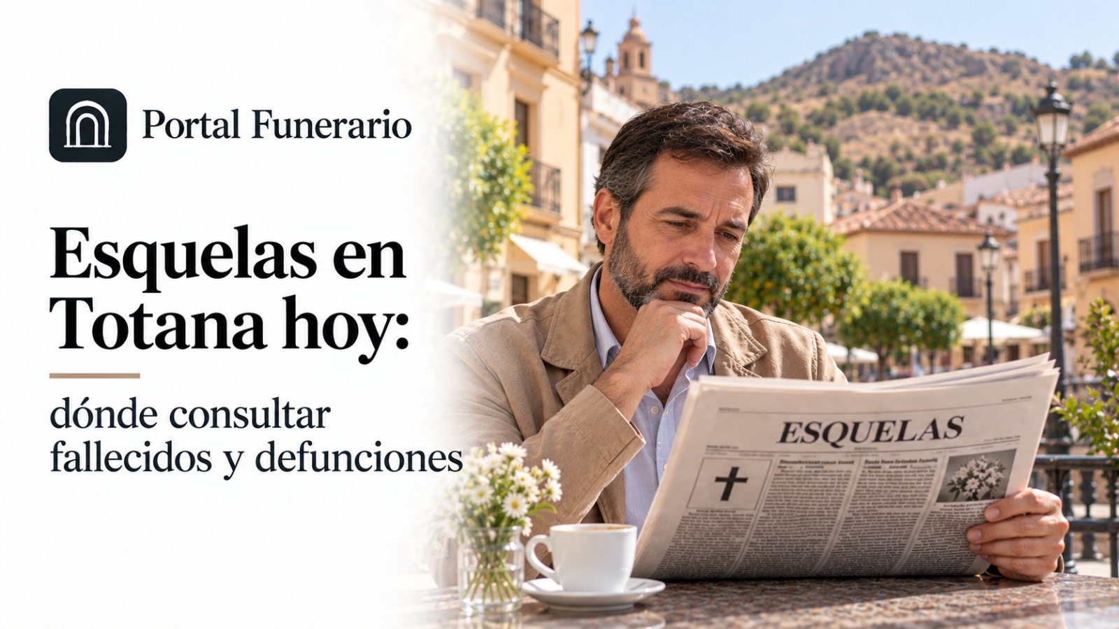 Esquelas en Totana hoy: dónde consultar fallecidos y defunciones
