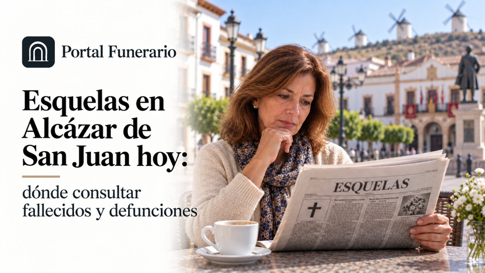 Esquelas en Alcázar de San Juan hoy: dónde consultar fallecidos y defunciones