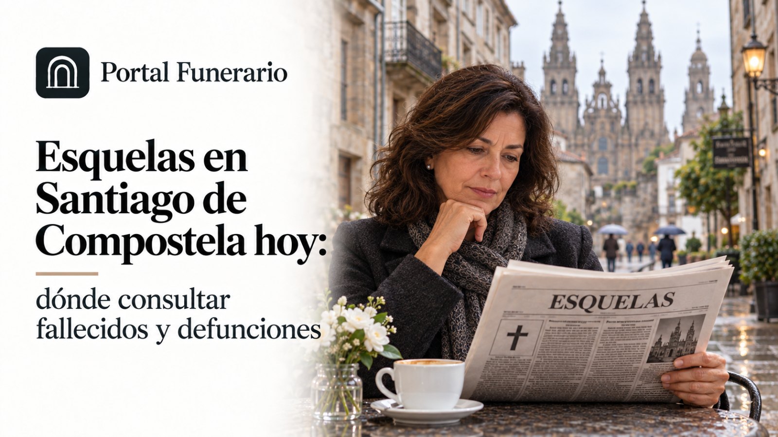 Esquelas en Santiago de Compostela hoy: dónde consultar fallecidos y defunciones