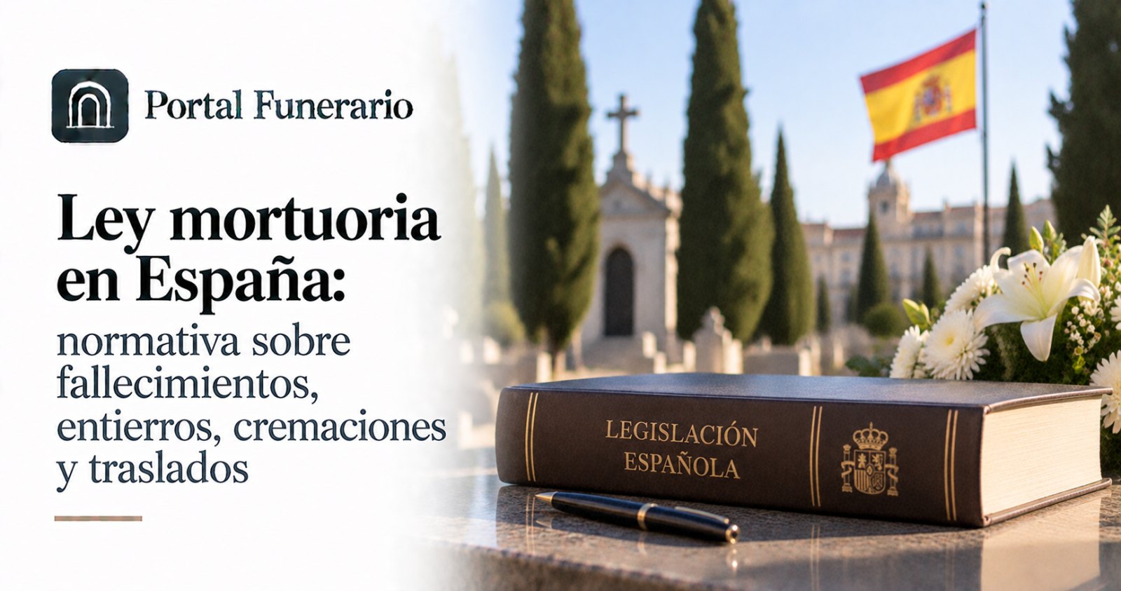 Ley mortuoria en España: normativa sobre fallecimientos, entierros, cremaciones y traslados