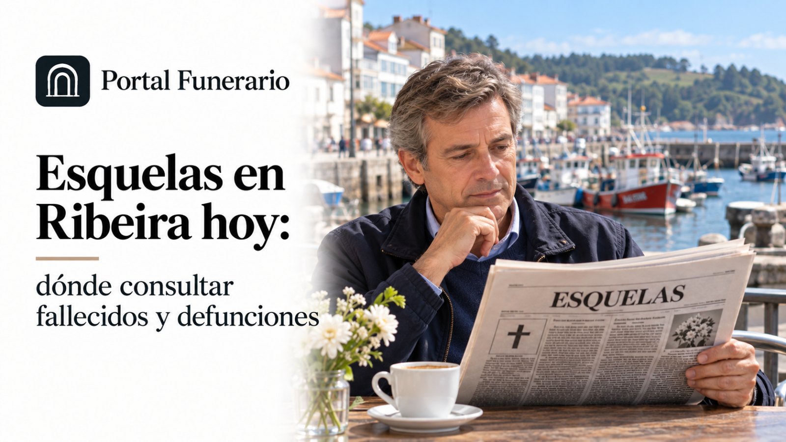 Esquelas en Ribeira hoy: dónde consultar fallecidos y defunciones
